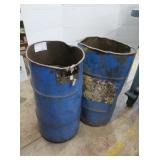 2 Rag Barrels-27"H