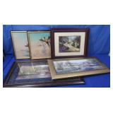 5 Pcs Frame Artwork,(Szs from 11x16 to 15x27")
