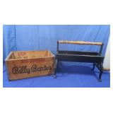 Vintge Newspaper Log Roller,Billly Baxter Wooden