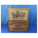 Wooden Crates-Moosehead Beer,The Classic