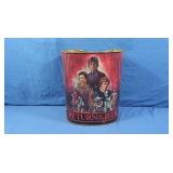 1983 Star Wars Metal Trash Can,Dented&Some Rust