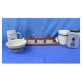 Asst Crock Containers,Oakhurst Mug,Corolla N.C.