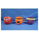 3 Vintage Pillsbury "Funny Face" Mugs