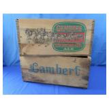 2 Vintage Wooden Crates-Big City Bartlett