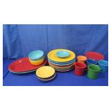 Fiestaware Plates,Saucers,Cups