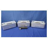 3 Aluminum Food Storage Bins