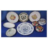 Blue Heritage Wedgwood PlateCeramic Candleholder