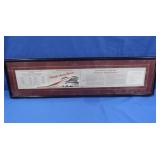 Vintage Pennsy AeroTrain Flyer, Framed (Broken
