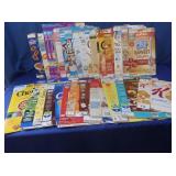 Vintage Cereal Boxes-Kix,Cocoa Bunnies,Reeses