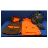 2 Blaz-orange Vests(XL),Camo Seat&Gloves