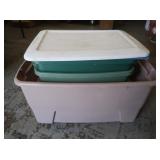 4 Various Sized Storage Totes incl. some Lids