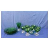 Vintage Anchor HOcking Desert Cups&Goblet