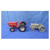 2 Metal Tractors-International,McCormick