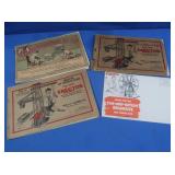 Antique Erector Instruction Booklet, Antique