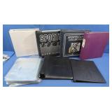 Empty Trading Card Binders w/card Inserts
