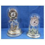 Japan Glass Dome Rhythm Quartz Clock & Vintage