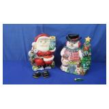 Large Snowman&Santa Candles