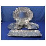 3 Wilton Armatel Trays,Elephant Tray,Rd. Embossed