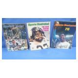 Sports Illustrated Magazines, 1974,1980&1982