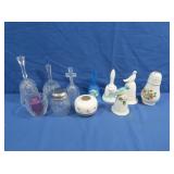 Variety Of Porcelain Decor,Glass Bells&more