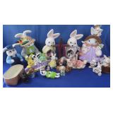 Ceramic Easter Decor Lot
