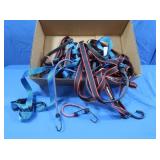 Multiple 500Lb Husky Ratchet Straps&Bungee Cords