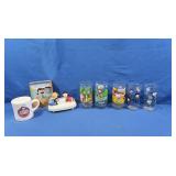 Snoopy Glasses,Hallmark Charlie Brown Tin&more