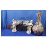 Ceramic Vase 19"Tall,Figurines,Primitive Sign 42"L
