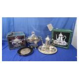 Silver-plated Coffee Set&Food Warmer