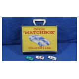 1966 Matchbox Lesney Car Case w/3 Cars 12x10"