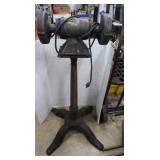 Vintage Wire Brush Wheel on Stand