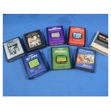 8 Game Cartridges for Atari Console incl Donkey