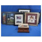 Small Wooden Jewelry Box,Theme Framed Pictures