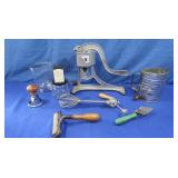 Mostly Vintage Lot-Universal Juicer, Flour Sifter