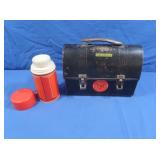 Vintage Lunch Box Tin & Thermos Included