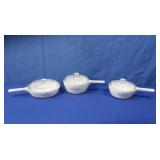 Vintage Corning Blue Cornflower Menuette&Bowl