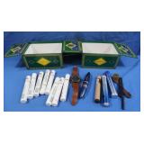 Brazilia Cigar Boxes,Motecristo Cigar Tubes, Watch