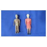 2 Antique Moveable Dolls
