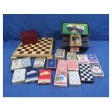 Cards,Chess Set, Checkers