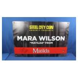 Autographed Mata Wilson Steel City Con Sign