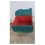 3 Hard Plastic Bins 2/Lids