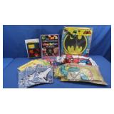 NIP Batman Kite,Spiderman Punching BAg,Lite-Brite&