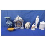 Vintage Relpo Ceramic McDonough Gold/Blue