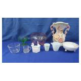 Deocrative Glassware incl. 1925 Vintage Vase made