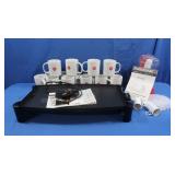 Elec Griddle,Farberware Mini-Chopper,Several Mugs