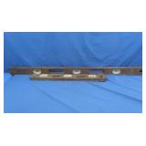 2 Stanley Levels-Wood&Brass 1-4