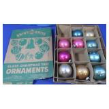 Vintage Shiny-Brite Ornaments w/Box