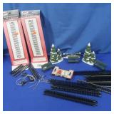 Atlas HO Scale Train Tracks,Ceramic Trees&Dept 56