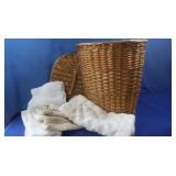Wicker Laundry Basket&Rugs