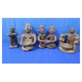Rustic Decorative Clay Figurines